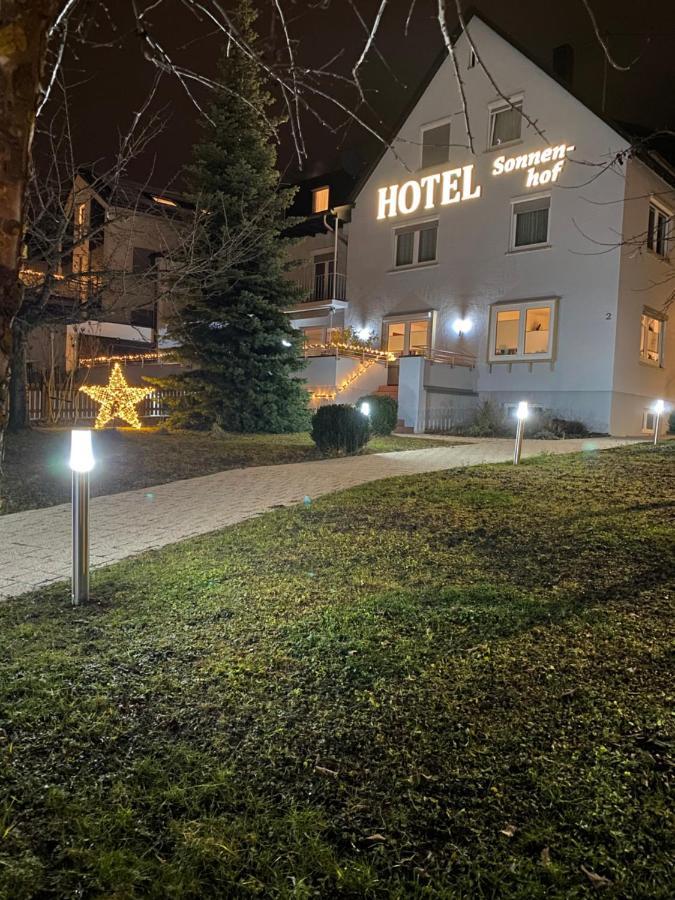 Hotel Sonnenhof Зіндельфінген Екстер'єр фото