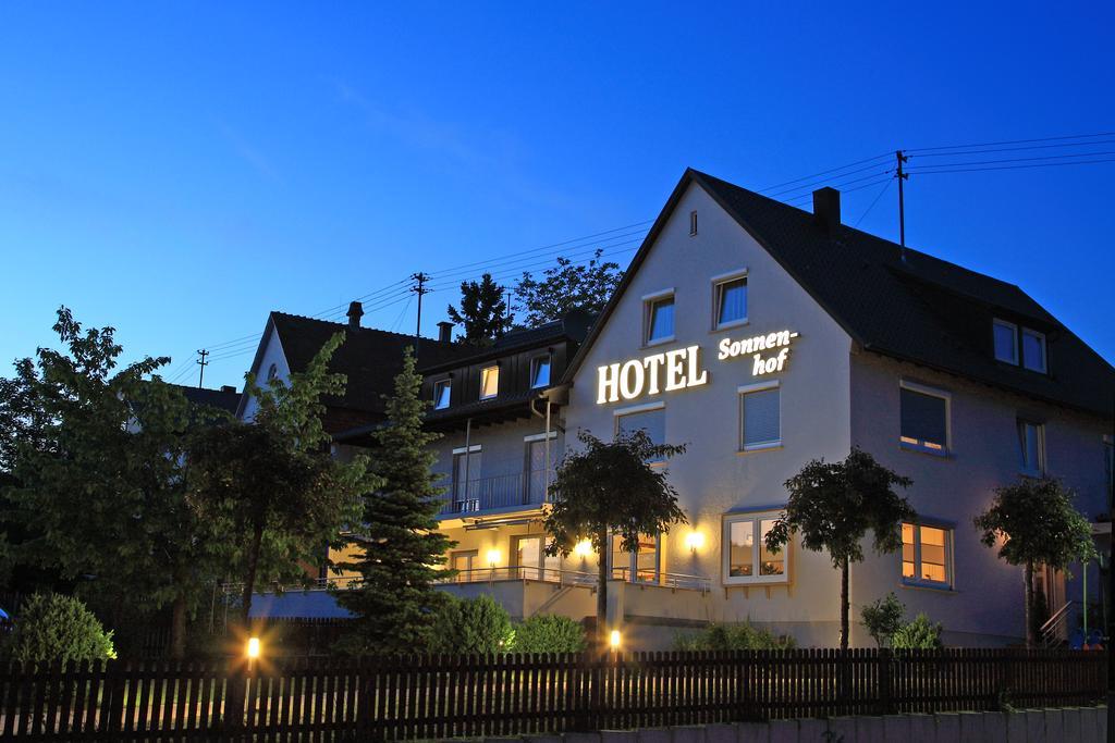 Hotel Sonnenhof Зіндельфінген Екстер'єр фото